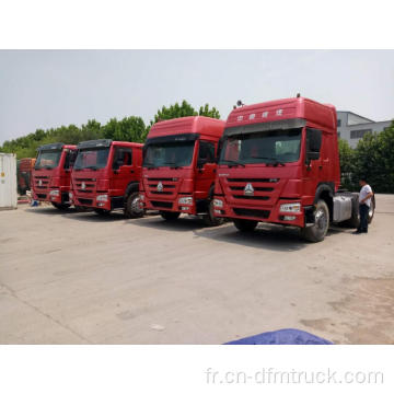 Camion tracteur d&#39;occasion HOWO RHD de grande puissance